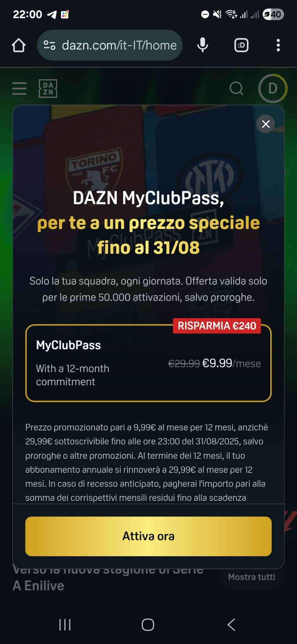 promo dazn