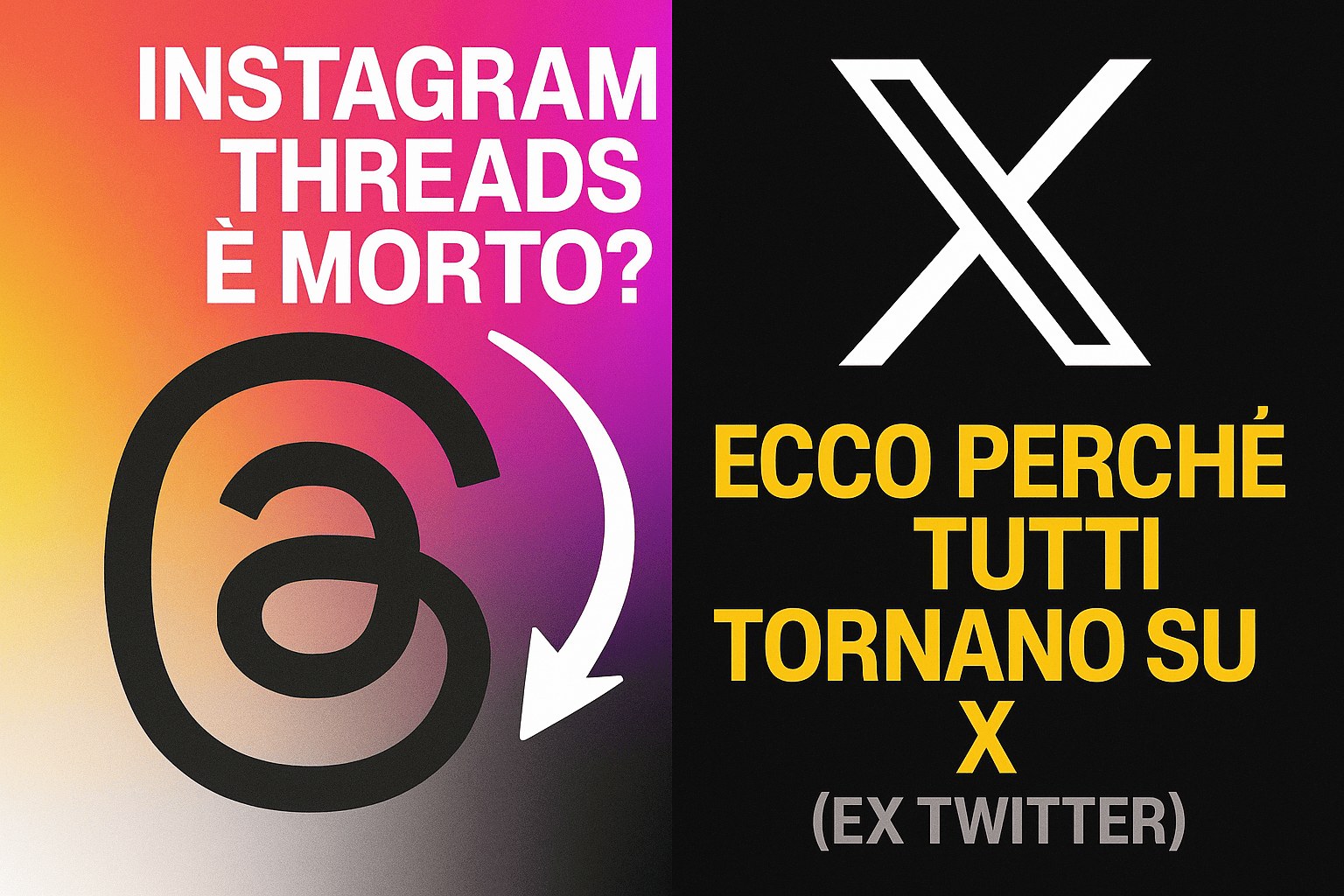 Instagram Threads è morto? Ecco perché tutti stanno tornando su X